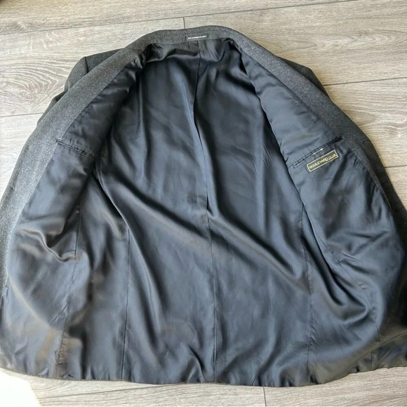 Boulevard Club Soft  Wool Cashmere Blend Blazer Made in Canada - Picture 11 of 14